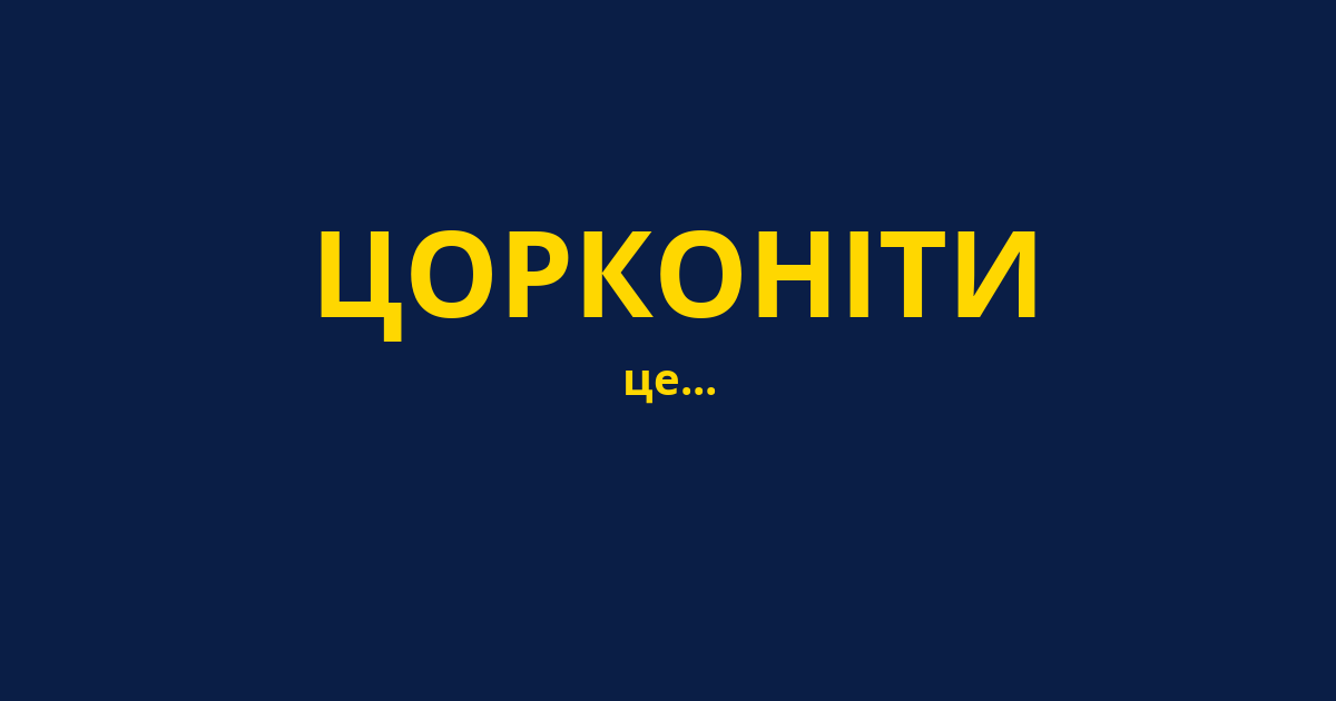 ЦОРКОНІТИ