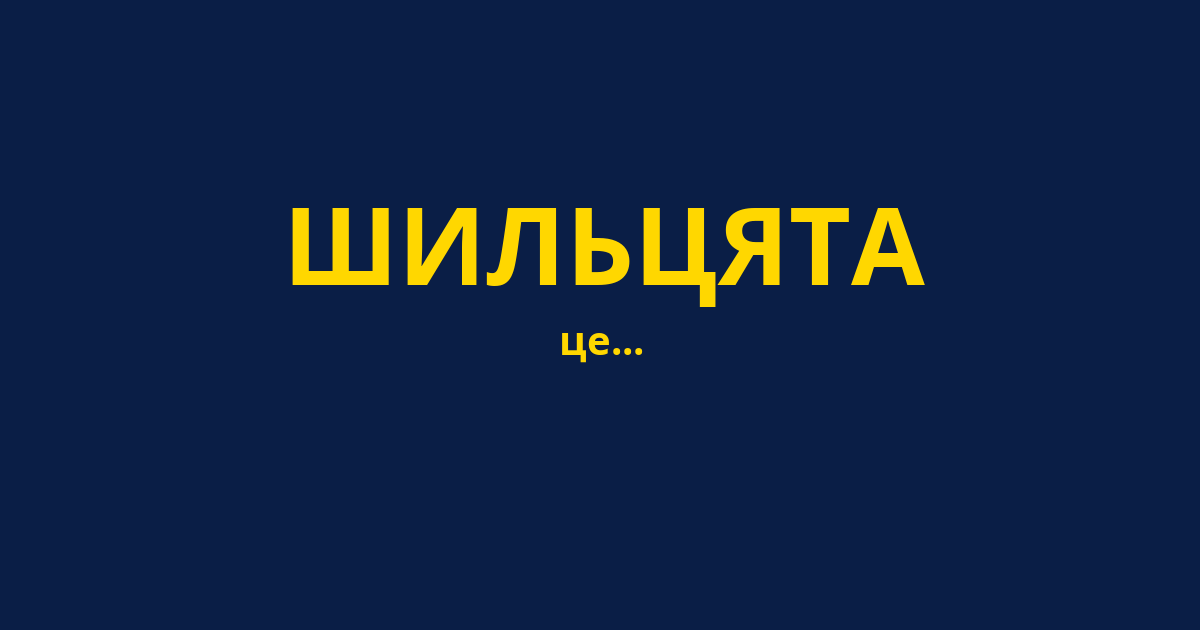 ШИЛЬЦЯТА